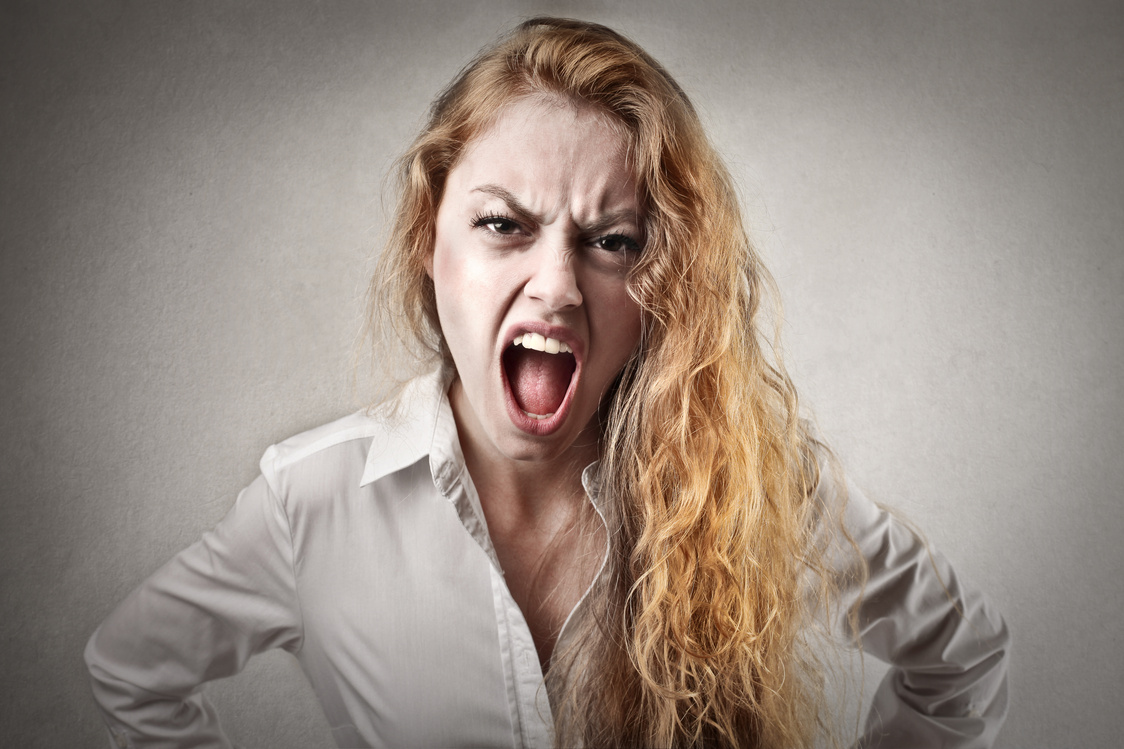 Angry woman